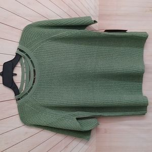 Sage Green Knitted Knit Kerisma Top